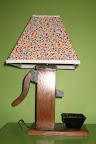 Ta-da! One cheap and easy custom shade for the nursery!