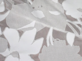 My sheer fabric with the finished dart