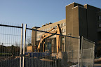 Construction in front of MC