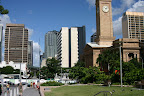 Brisbane City Hall and Central Business District