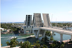 17th St Causeway Bridge open for a sailboat