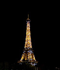 La Tour Eiffel at night