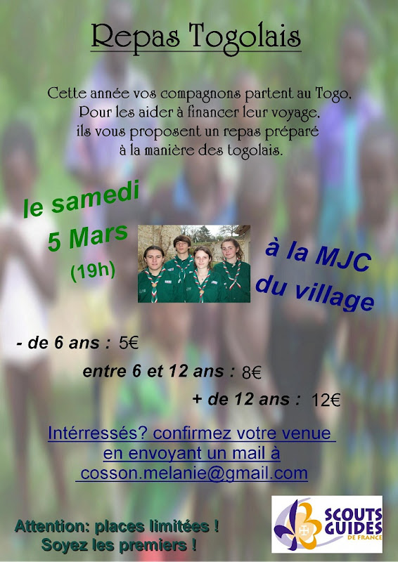 Invitation repas Togolais