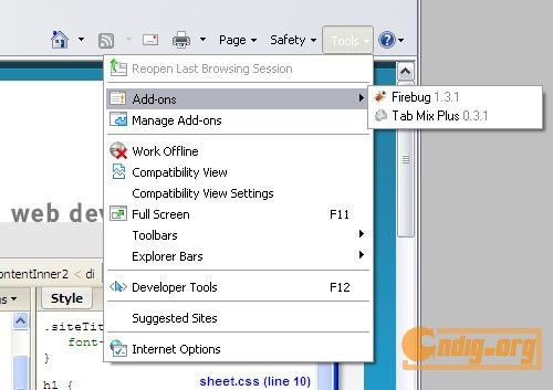 IE 8.1