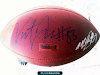 Nfl Balon Autografiado Por San Diego Chargers