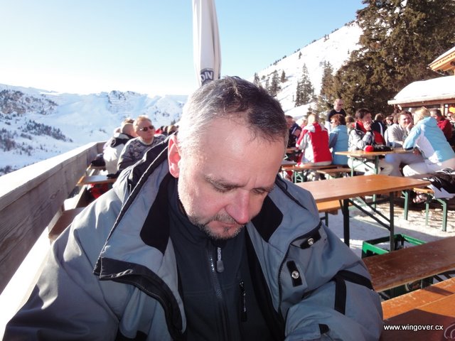 Lyžování Rakousko. Petr.