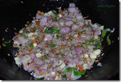 Onion garlic,fry