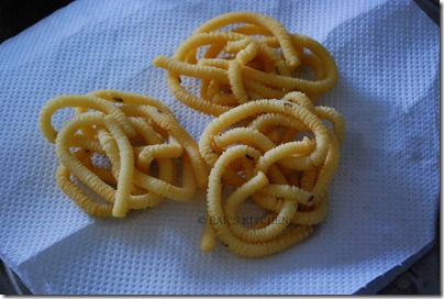 In kitchen tissue