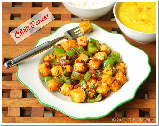 Chilli Paneer. Method. Make a