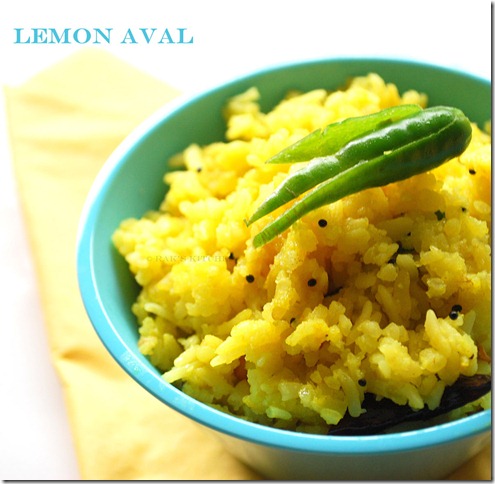 Lemon Poha