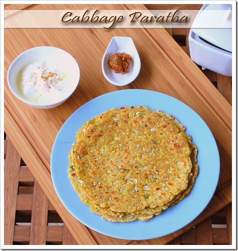 Cabbage paratha