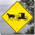Don't run over the nice man in the black buggy