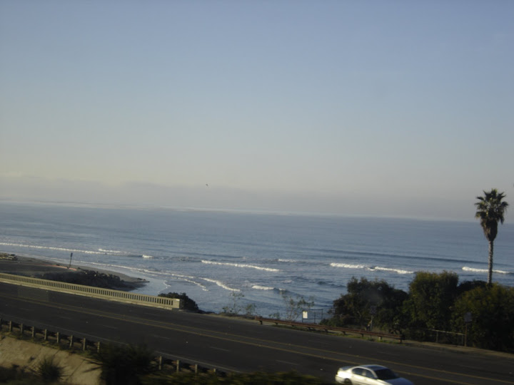 Ocean View from Coaster, South of Cardif-by-the-Sea California