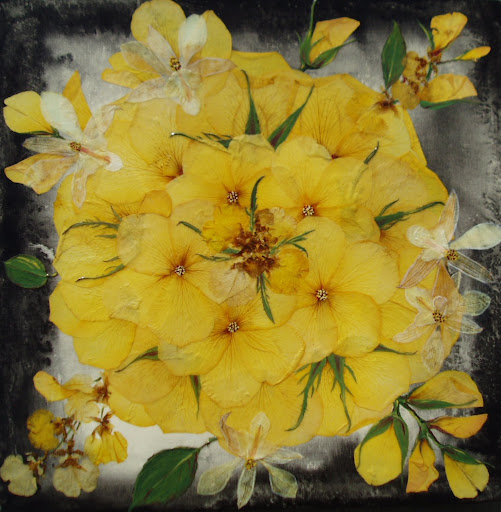 Black White and Yellow bouquet