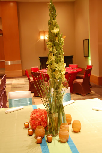 Gladiola centerpiece Fabulous Events