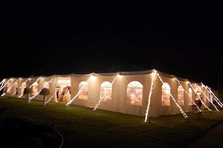 Tent at night