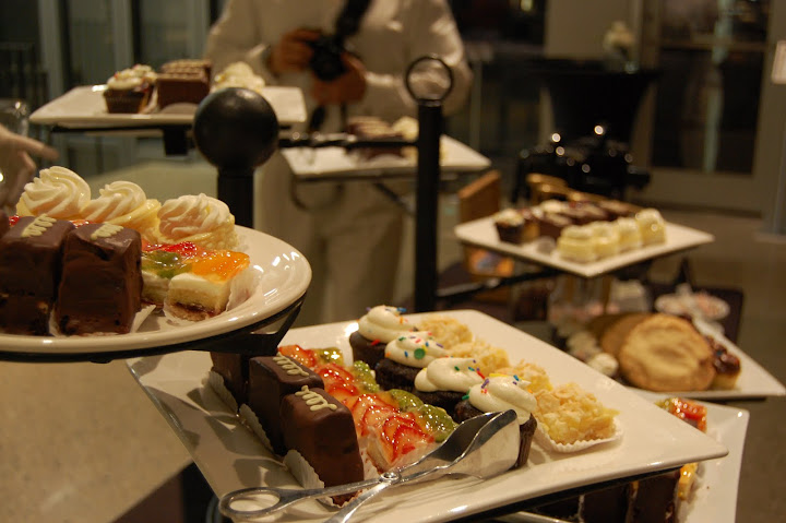 Moveable Feast catering dessert station at UMMA with wedding planner TwoFoot Creative