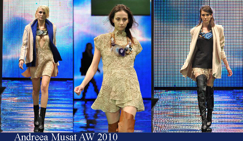 Andreea Musat Toamna-Iarna 2010 Romanian Fashion Week Iasi Papucei by Angela Vasiliu Toamna-Iarna 2010 Romanian Fashion Week Iasi