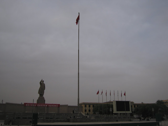 Peoples Square, Kashgar -- photo by Chuck Kraus