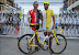 Christophe Roux en compagnie de Fausto Pinarello àl'usine.