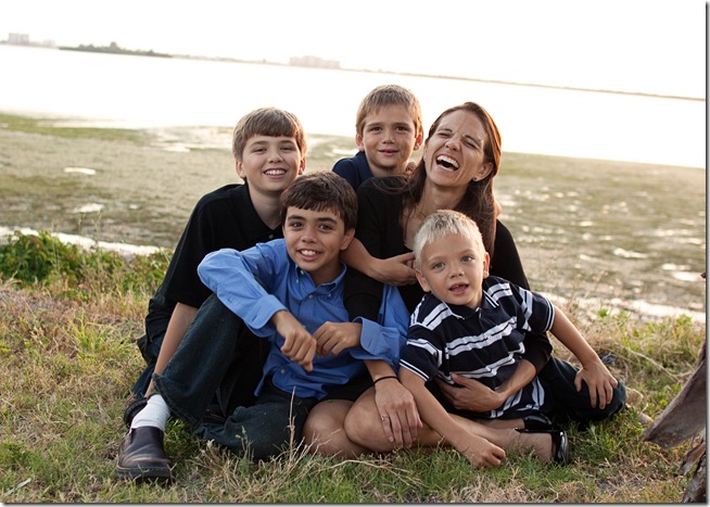 Family edited on laptop
