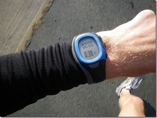Garmin FR-60 while running