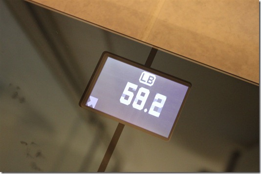 Withings WiFi Scale Telling you to Straighten Up