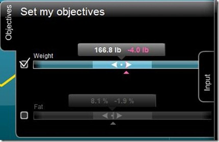 MyWithings Objectives/Goal Add