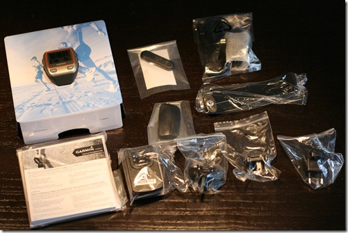 Garmin 310XT Unopened Contents