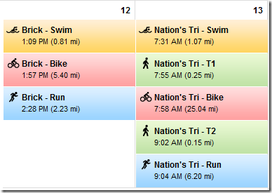 Garmin 310XT in Garmin Connect Multisport Mode