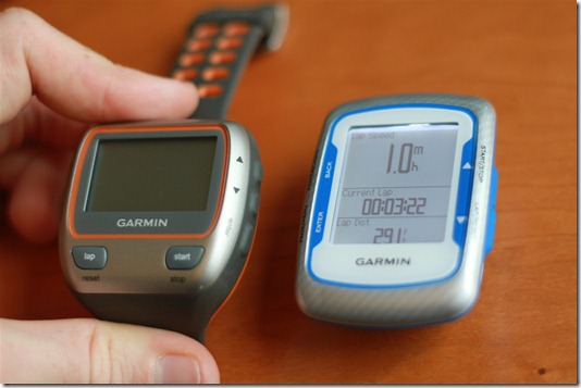 Edge 500 vs 310XT Size