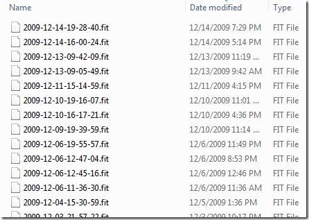 Edge 500 FIT File Folder Structure