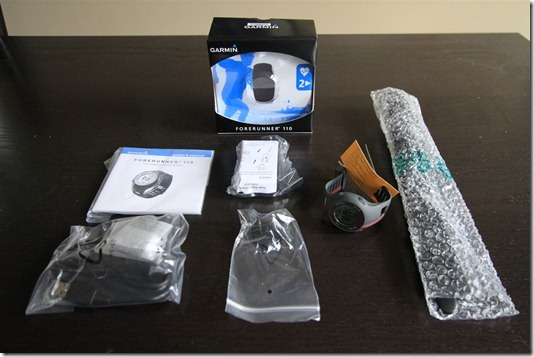Garmin FR110 Unpacked Box Shot