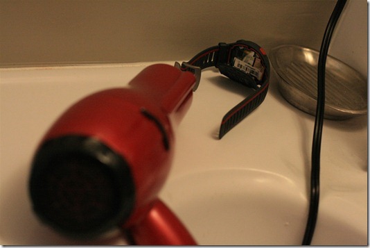 FR110 and a hairdryer making love