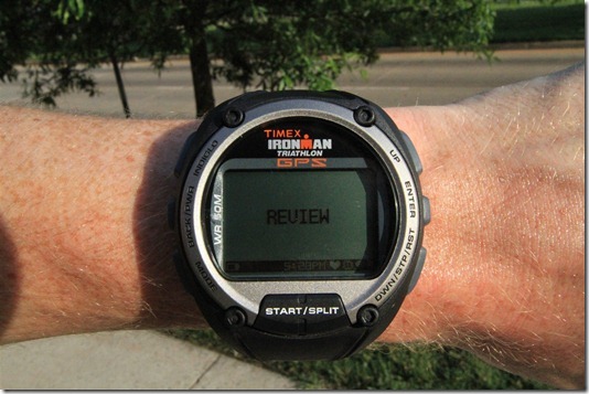 Timex Global Trainer Review Mode
