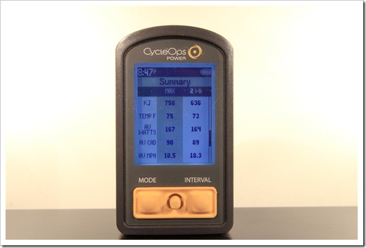 CycleOps Joule - Summary View CycleOps Joule - Summary View