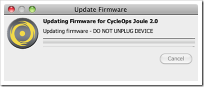 CycleOps PowerAgent - Updating Joule Firmware CycleOps PowerAgent - Updating Joule Firmware