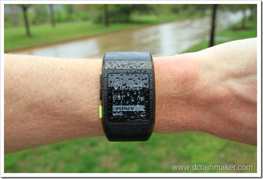 Nike+ GPS Sportwatch in the rain Nike+ GPS Sportwatch in the rain