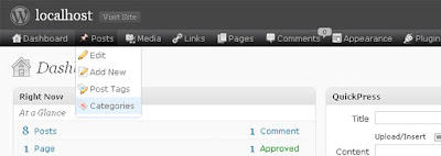 Ozh Admin DropDown Menu