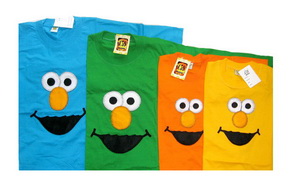 Kaos Flanel: Elmo Family