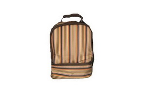CooLunch Bag: Orange-Stripes