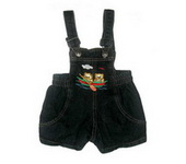 Overall Jeans: Pingu (Black)