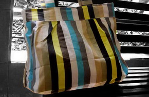 Tas Canvas: Yellow-Stripes