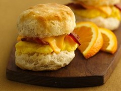 Mini Biscuit Breakfast Sandwiches