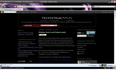 Google AdSense Link Unit and a Strange Text box