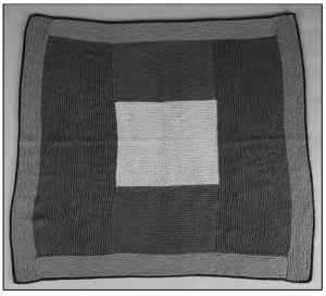 A paneled blanket makes a perfect gift for baby.