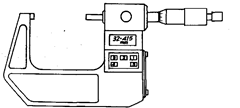Digital micrometer.