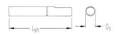 Permanent-magnet step-motor shaft.