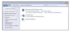 The Control Panel is your destination when setting up a network under Windows 7.