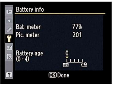  You can check the health of your battery via the Battery Info menu item.